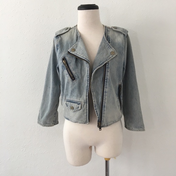gap denim moto jacket